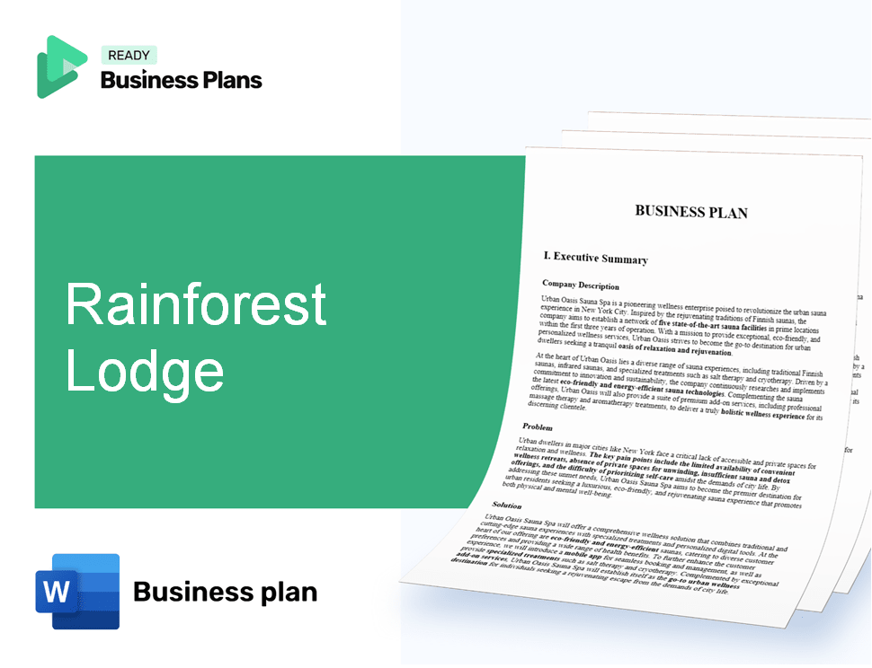 Rainforest Lodge Business Plan