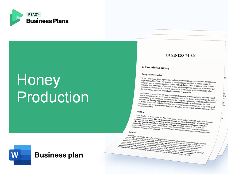 Honey Production Business Plan