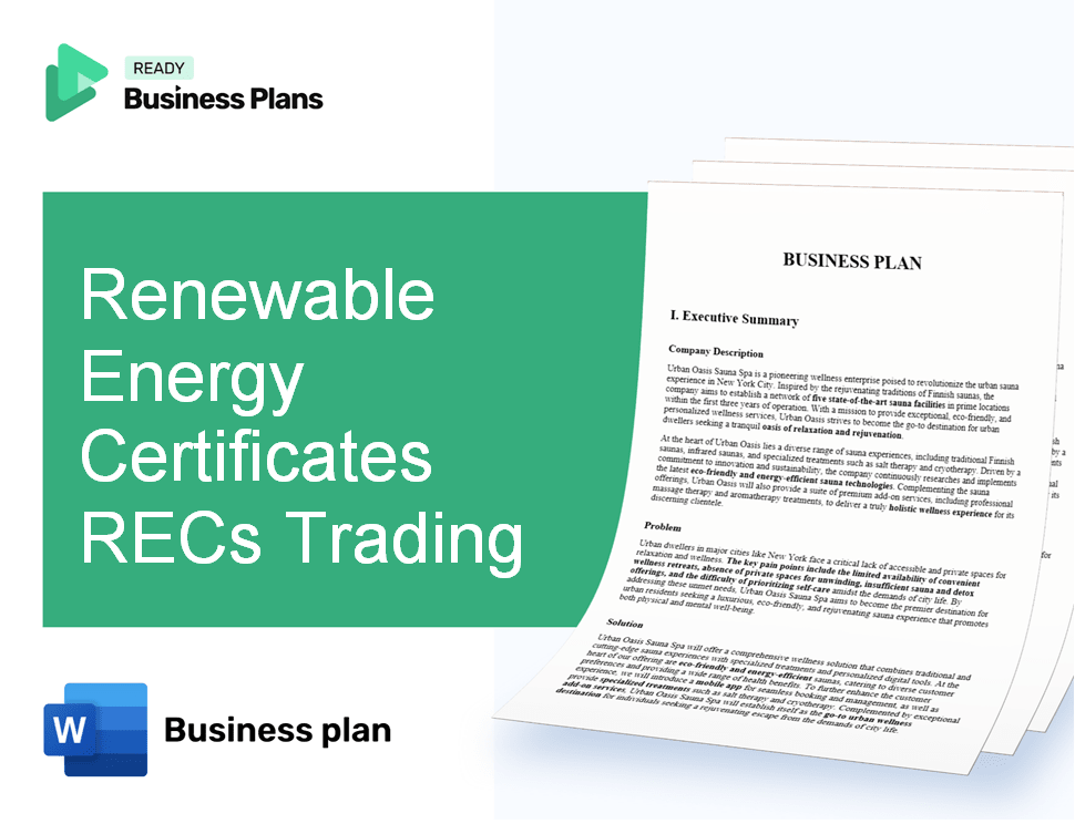Renewable Energy Certificates RECs Trading Business Plan
