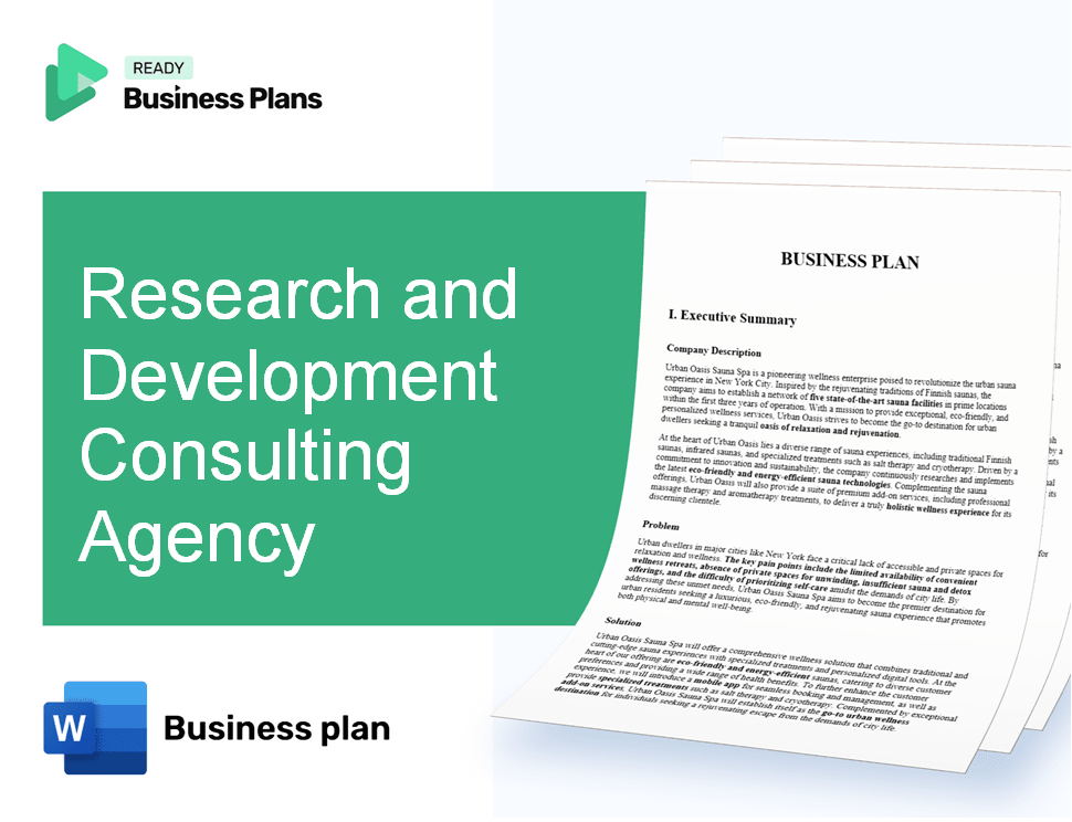 Research and Development Consulting Agency Business Plan