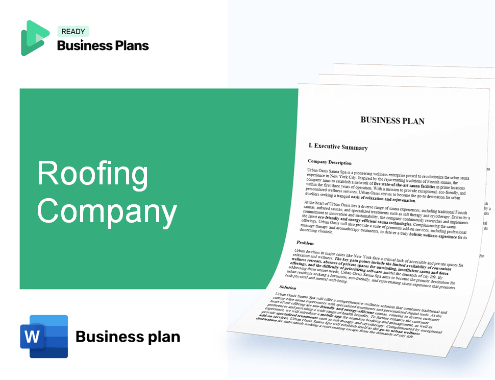 Roofing Company Business Plan