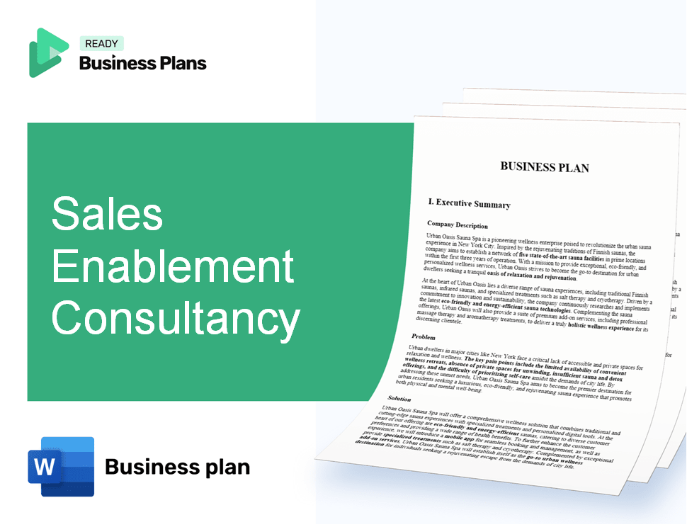 Sales Enablement Consultancy Business Plan