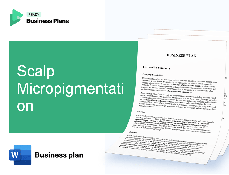 Scalp Micropigmentation Business Plan