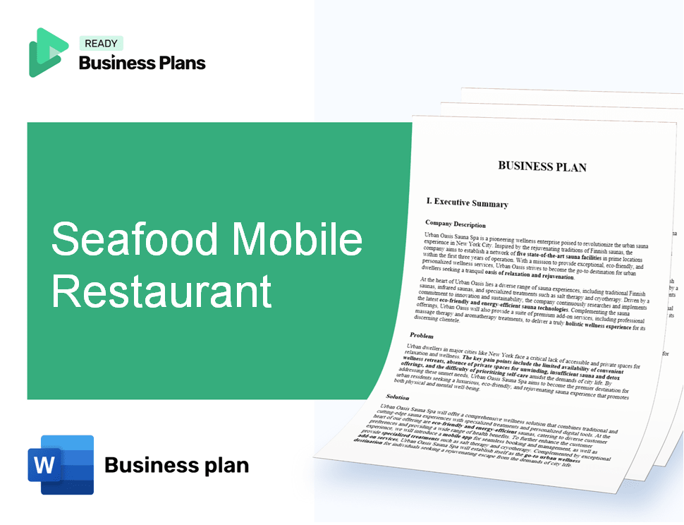 Seafood Mobile Restaurant Business Plan
