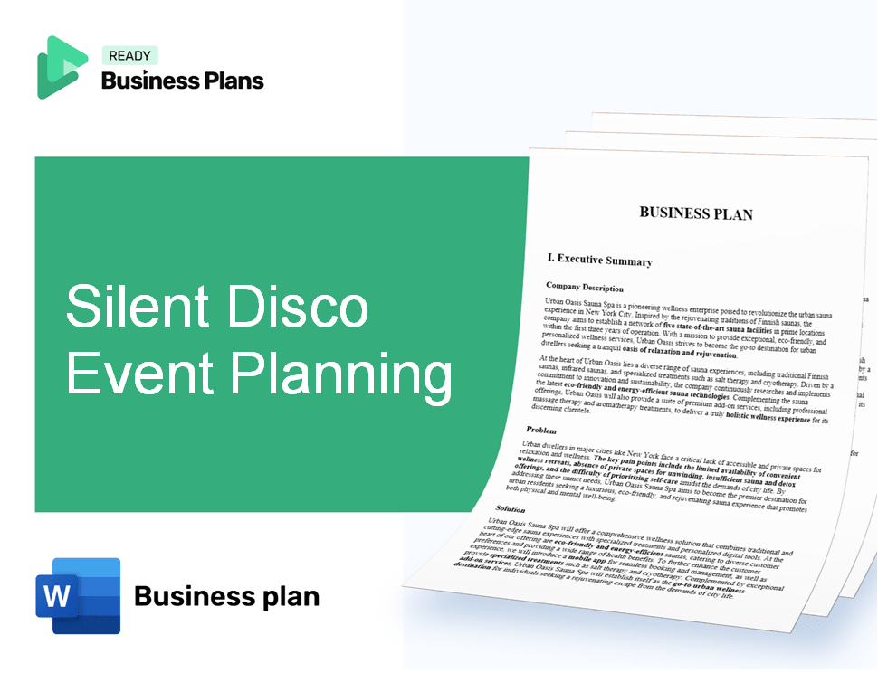 Silent Disco Event Planning Business Plan
