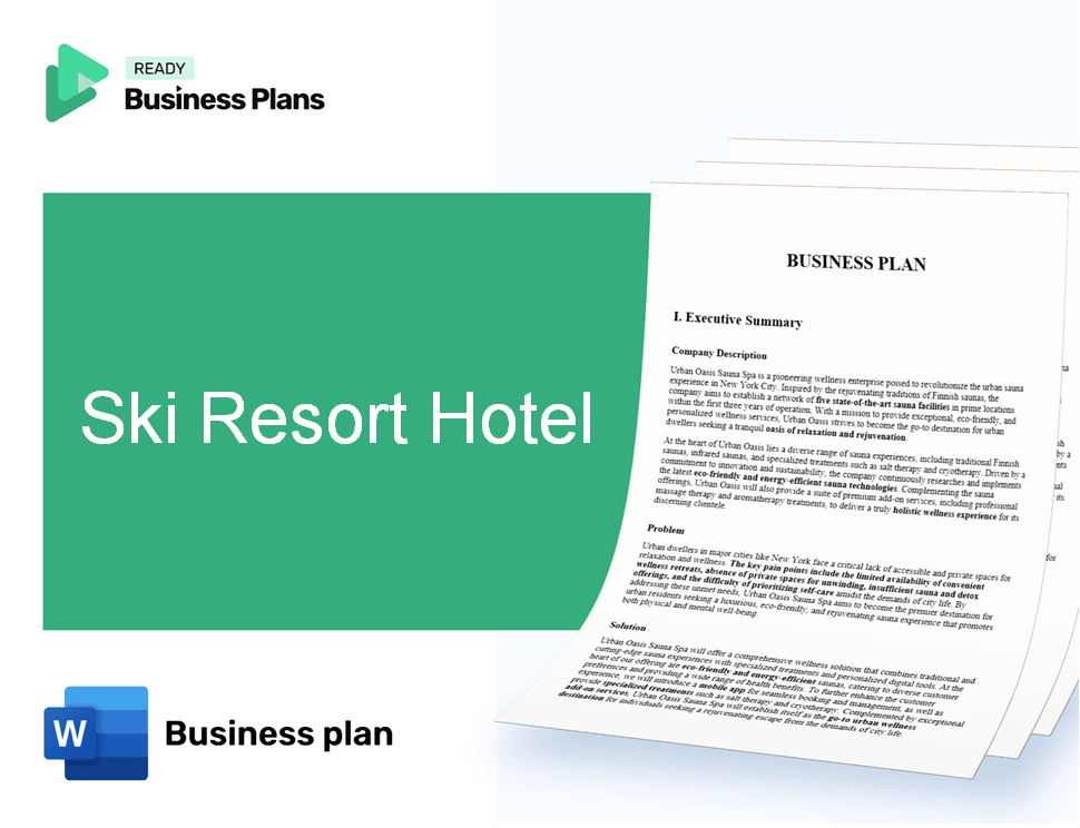 Ski Resort Hotel Business Plan