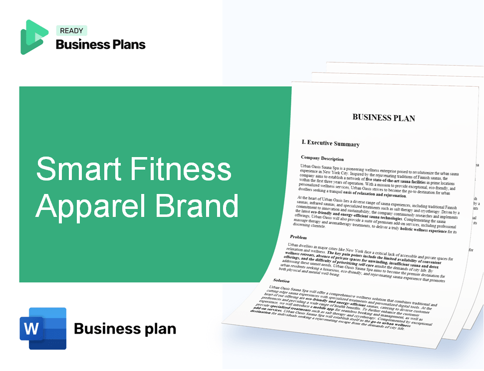 Smart Fitness Apparel Brand Business Plan