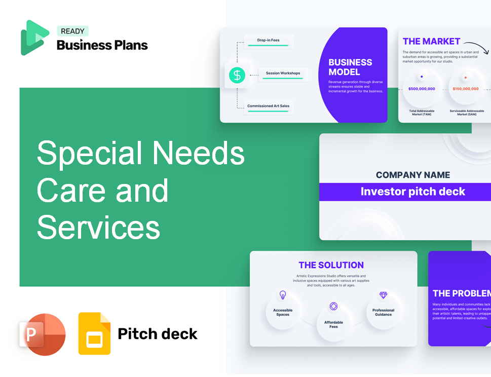 Special Needs Care and Services Pitch Deck