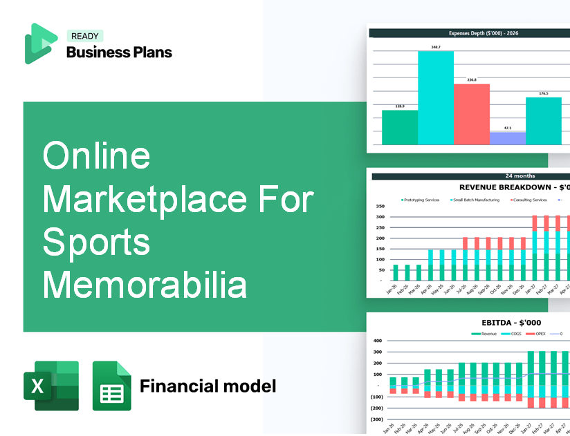 Online Marketplace For Sports Memorabilia Financial Model