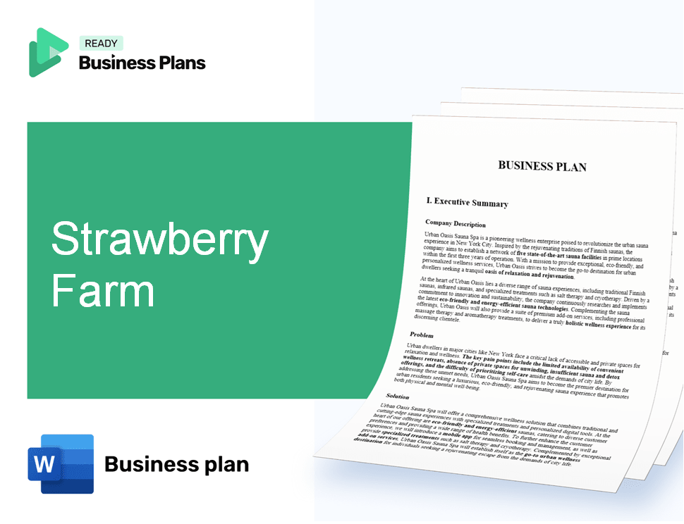 Strawberry Farm Business Plan