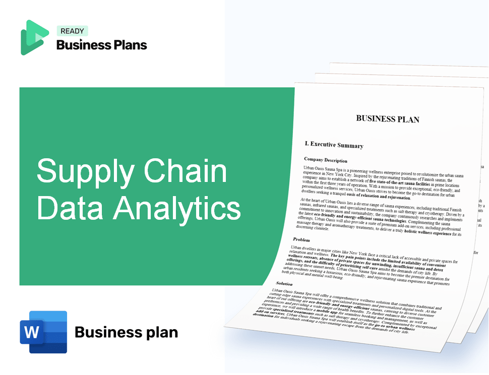 Supply Chain Data Analytics Business Plan