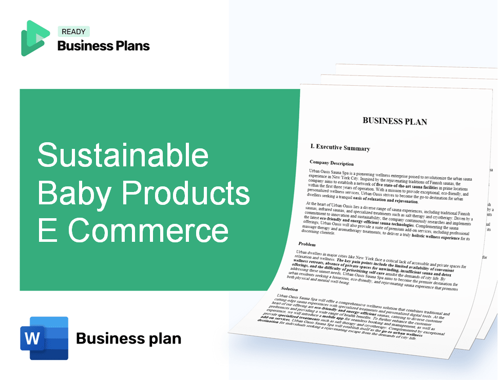Sustainable Baby Products E Commerce Business Plan