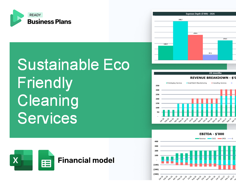 Sustainable Eco Friendly Cleaning Services Financial Model