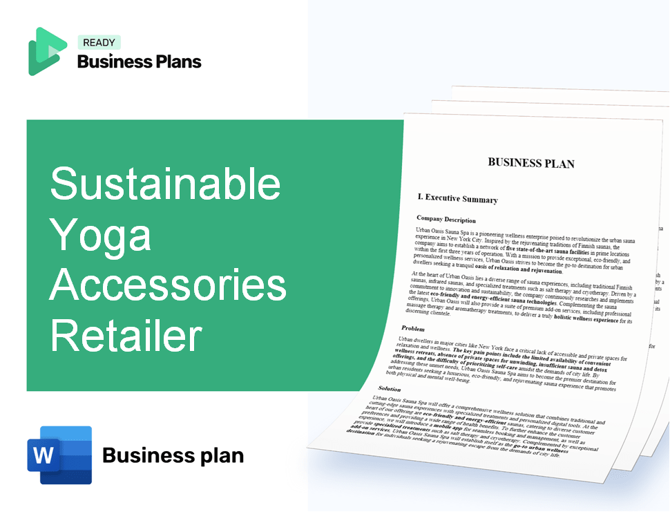 Sustainable Yoga Accessories Retailer Business Plan