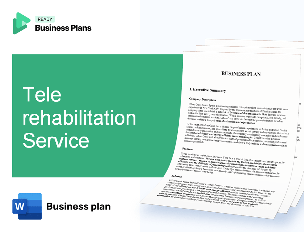 Tele rehabilitation Service Business Plan