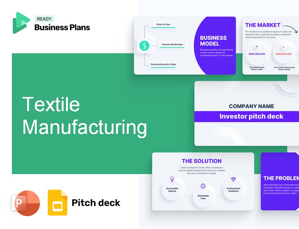 Textile Manufacturing Pitch Deck