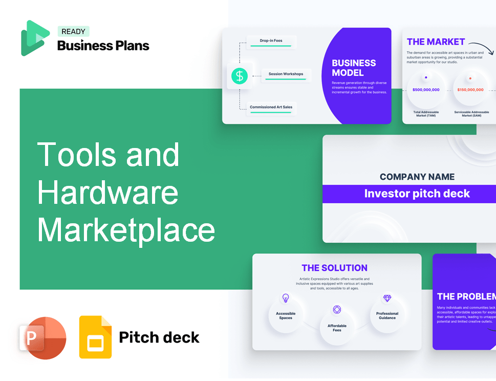 Tools and Hardware Marketplace Pitch Deck