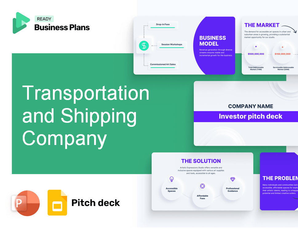 Transportation and Shipping Company Pitch Deck