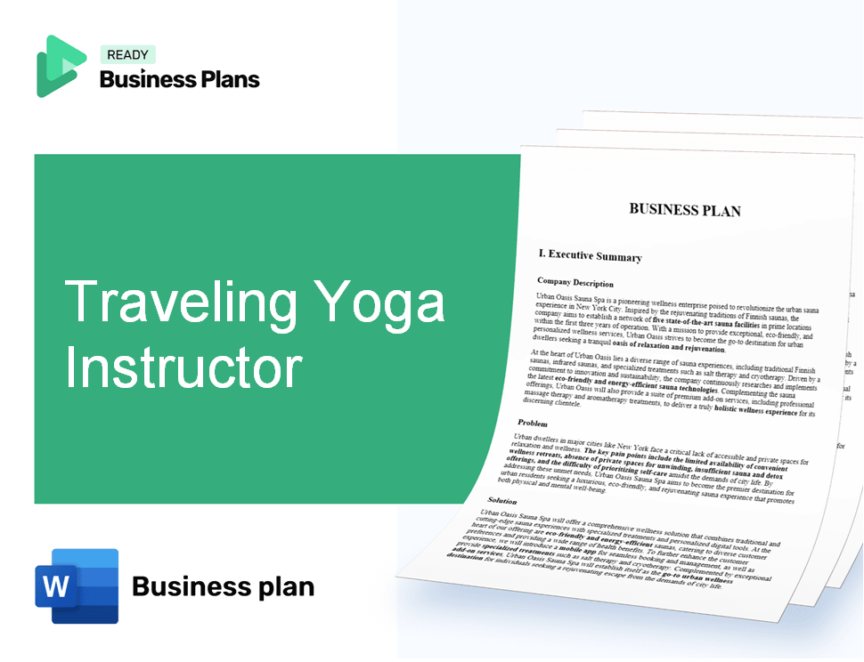 Traveling Yoga Instructor Business Plan