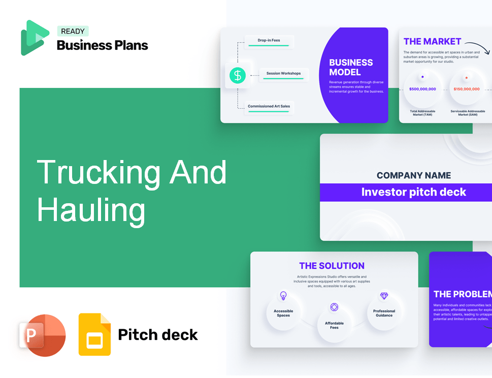 Trucking And Hauling Pitch Deck