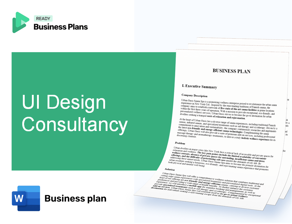 UI Design Consultancy Business Plan