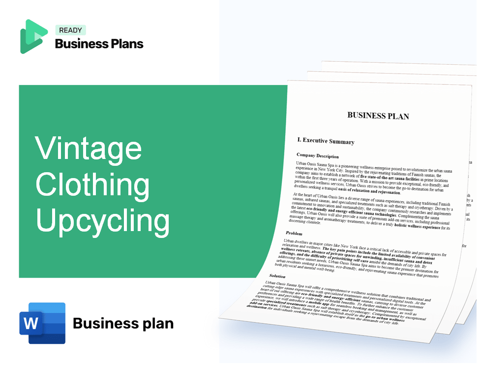 Vintage Clothing Upcycling Business Plan