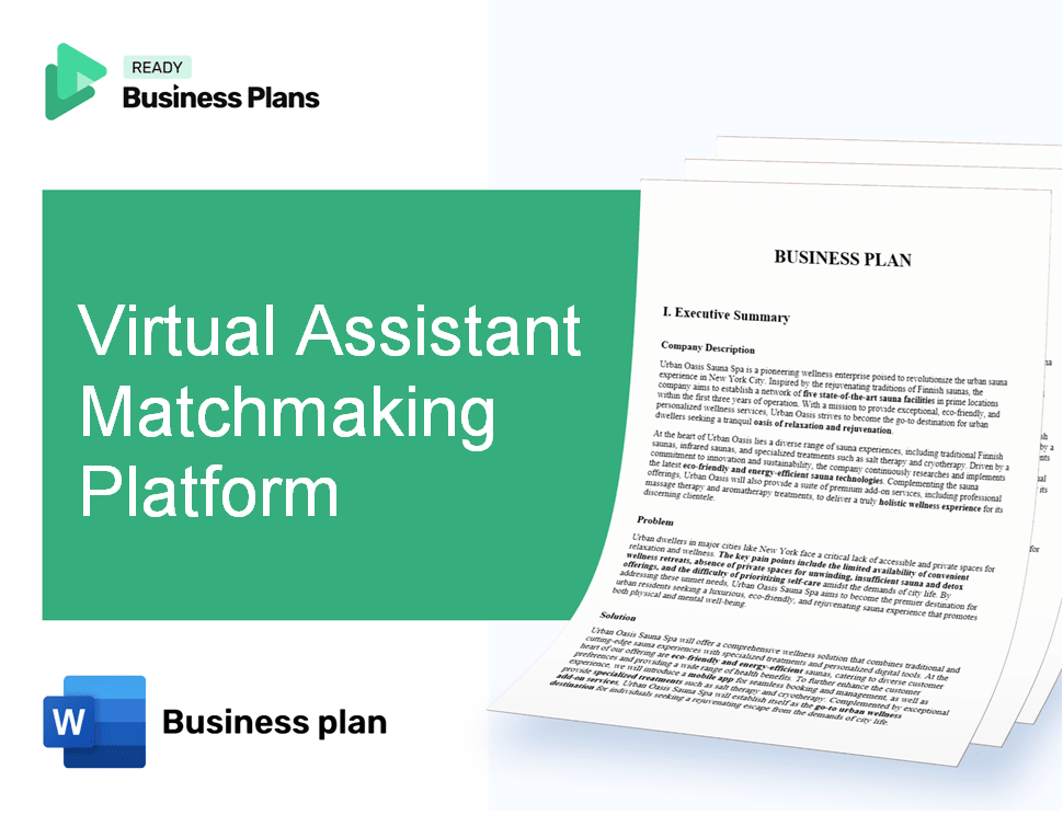 Virtual Assistant Matchmaking Platform Business Plan