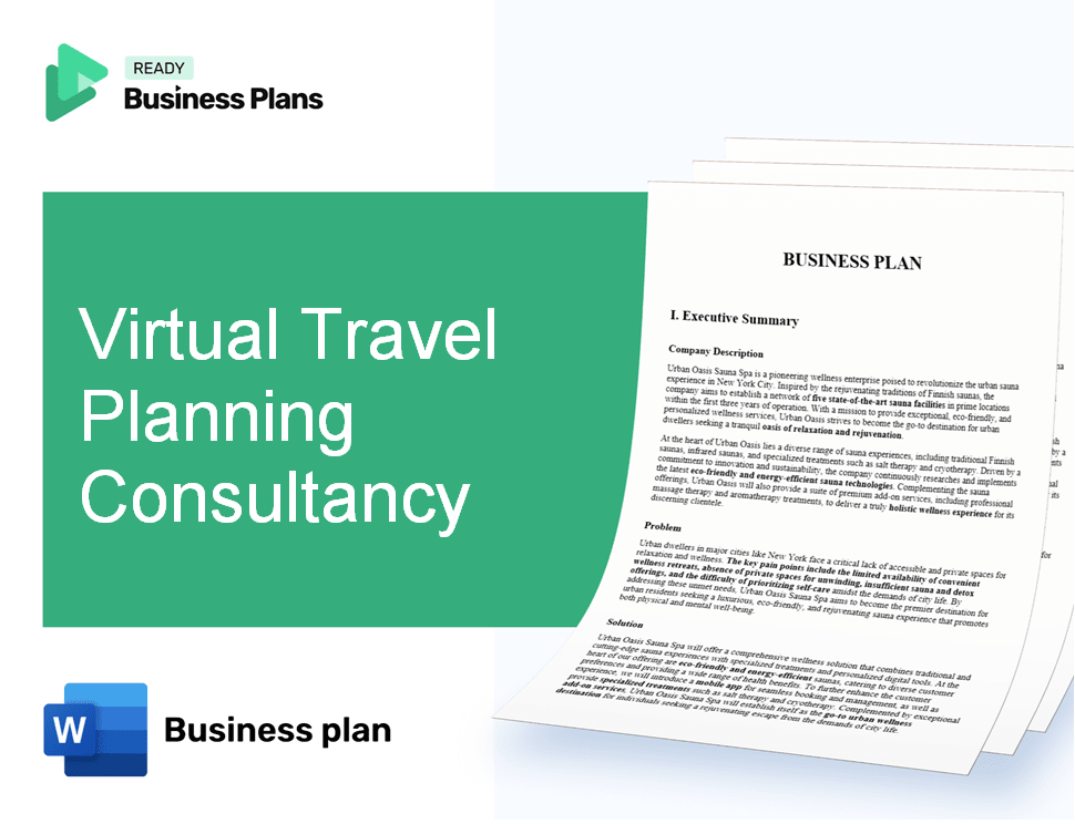 Virtual Travel Planning Consultancy Business Plan