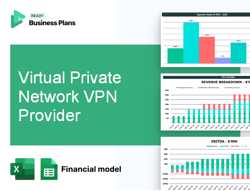 Virtual Private Network VPN Provider Financial Model ...