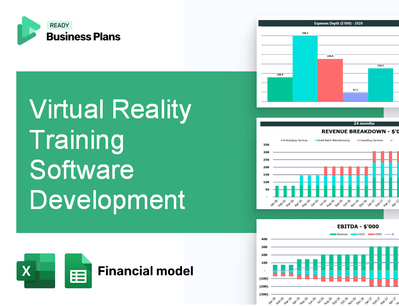 Virtual Reality Training Software Development Financial Model