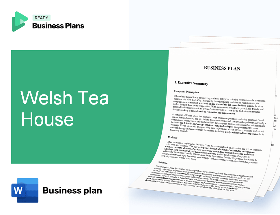 Welsh Tea House Business Plan