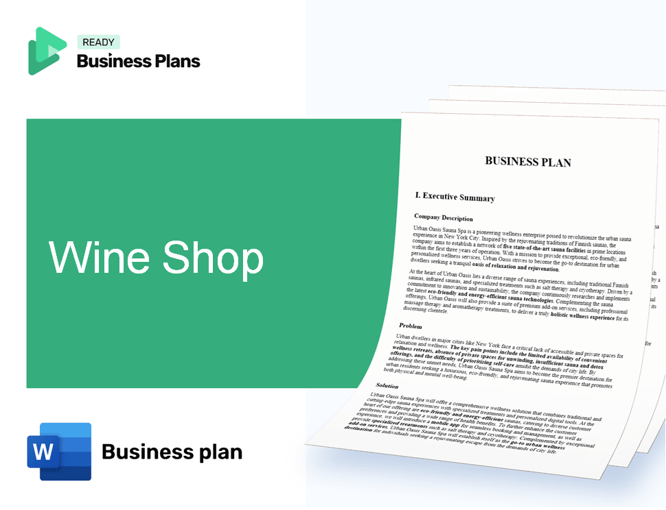 Wine Shop Business Plan